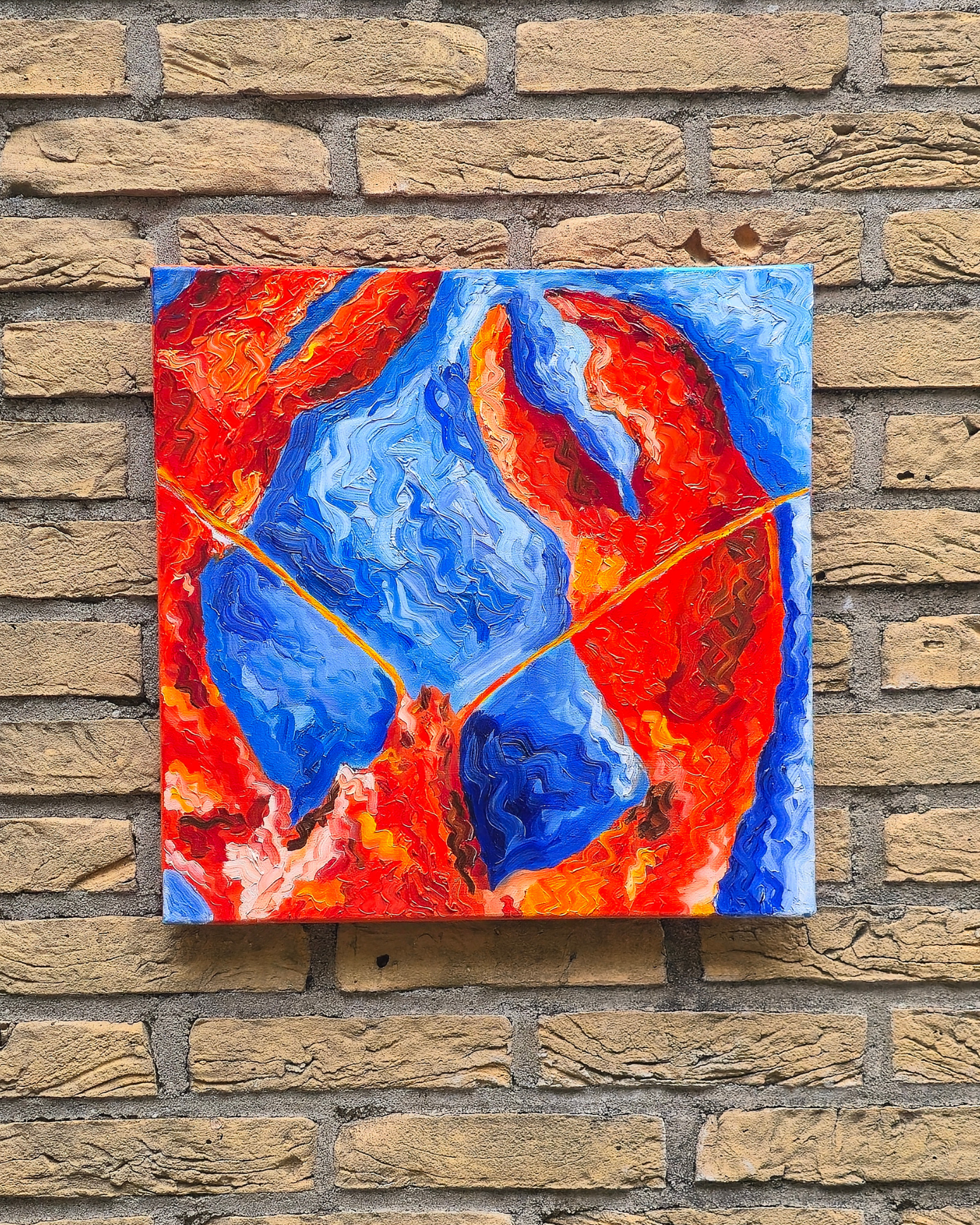 Lobster, 60x60 cm Original