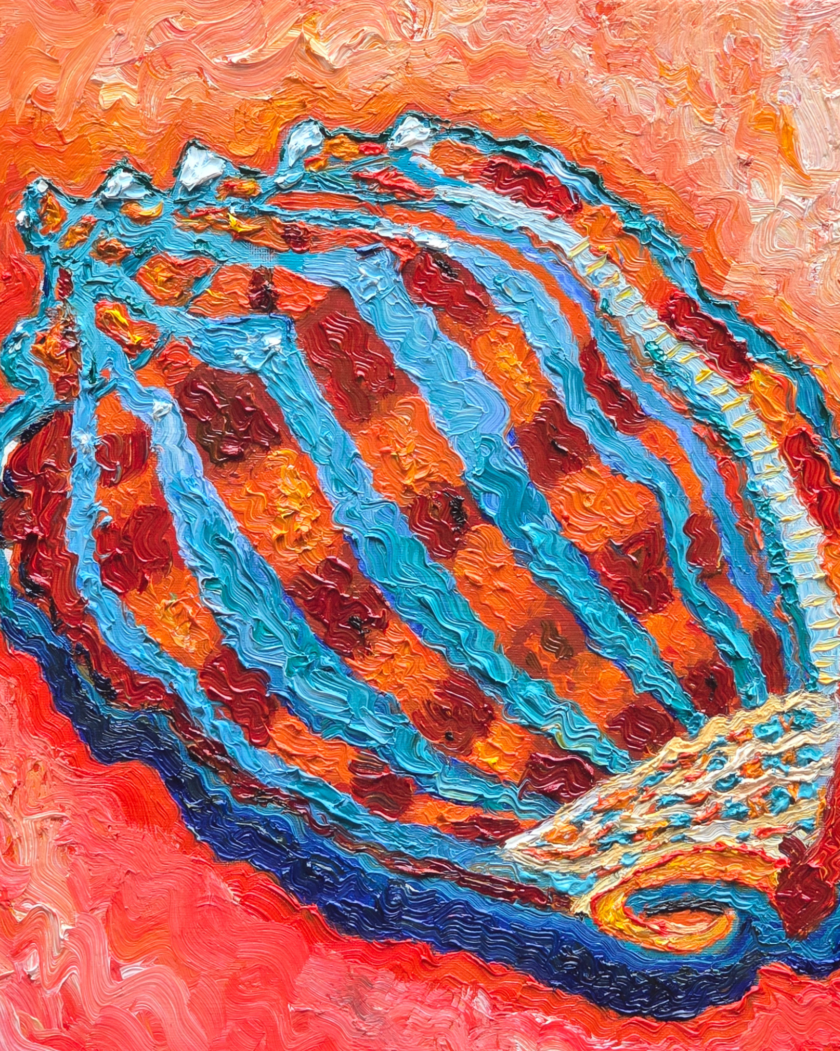 Sea Shell, 60x60 cm Original