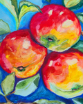 Three Apples, 30x30 cm Original