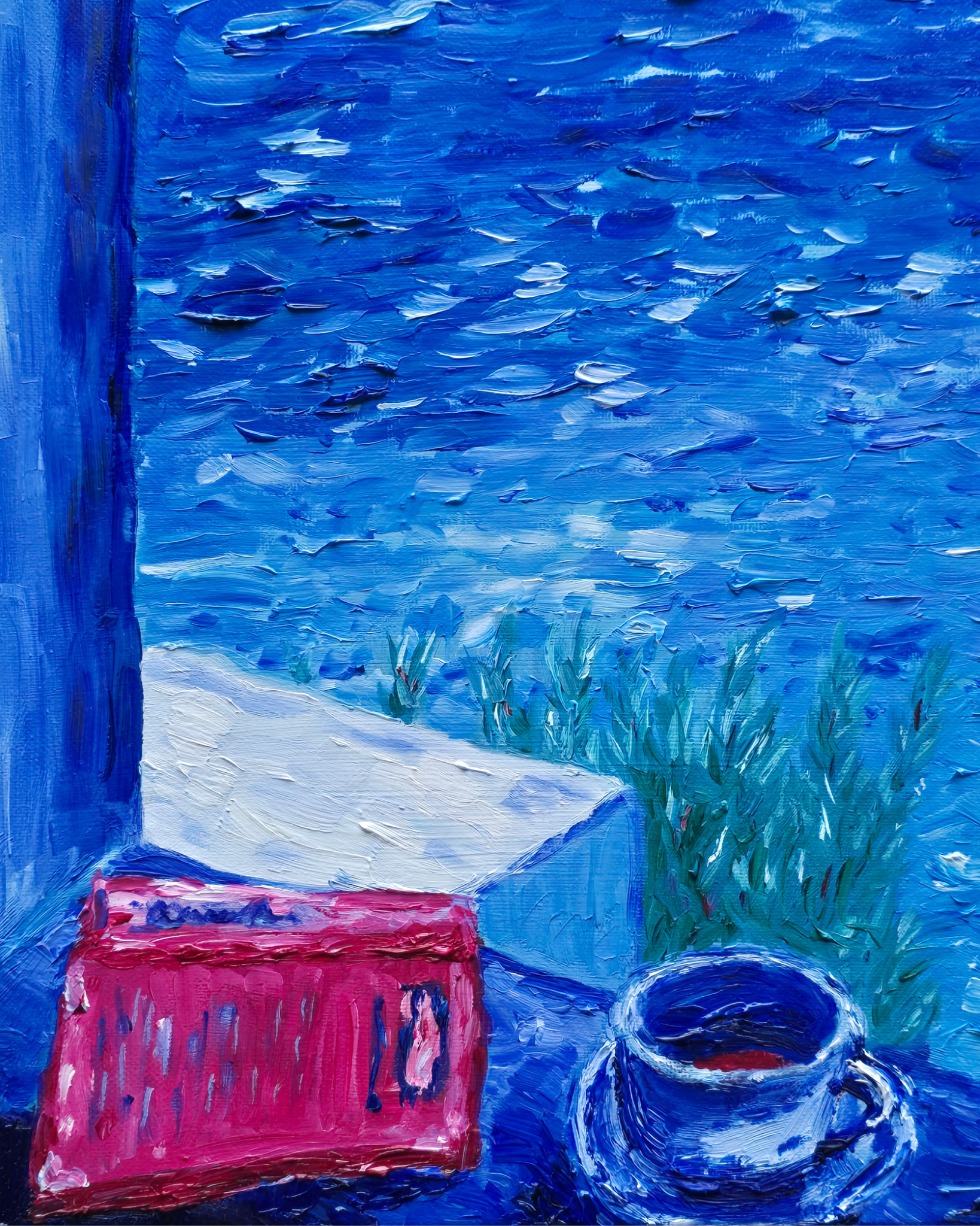 Greek Morning, 30x30 cm Original